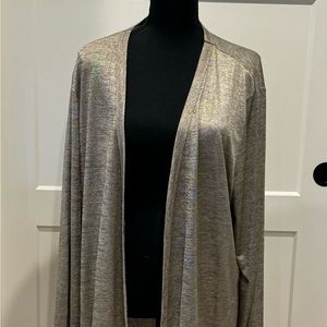 Chico’s Light Cardigan Gold Shimmers